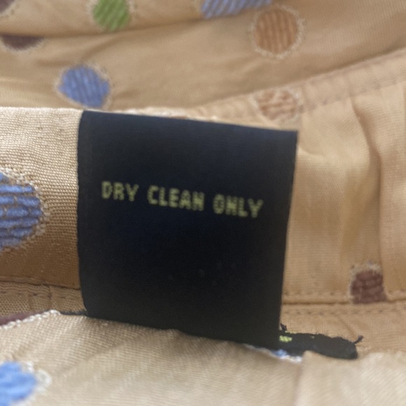 Boho elegant polka dot design artsy button front blazer jacket - Picture 6 of 14